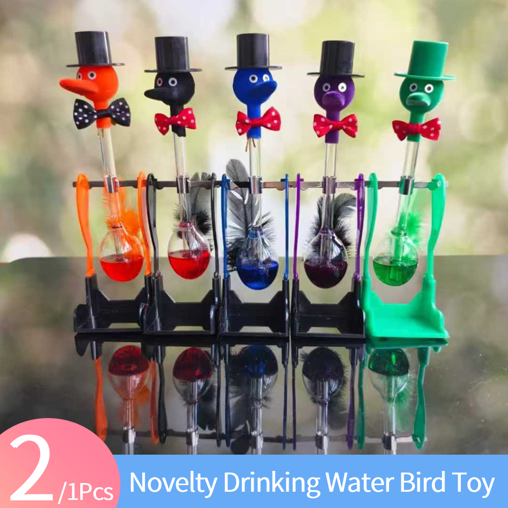 Science Bob - 1/2Pcs Novelty Drinking Water Bird Toy