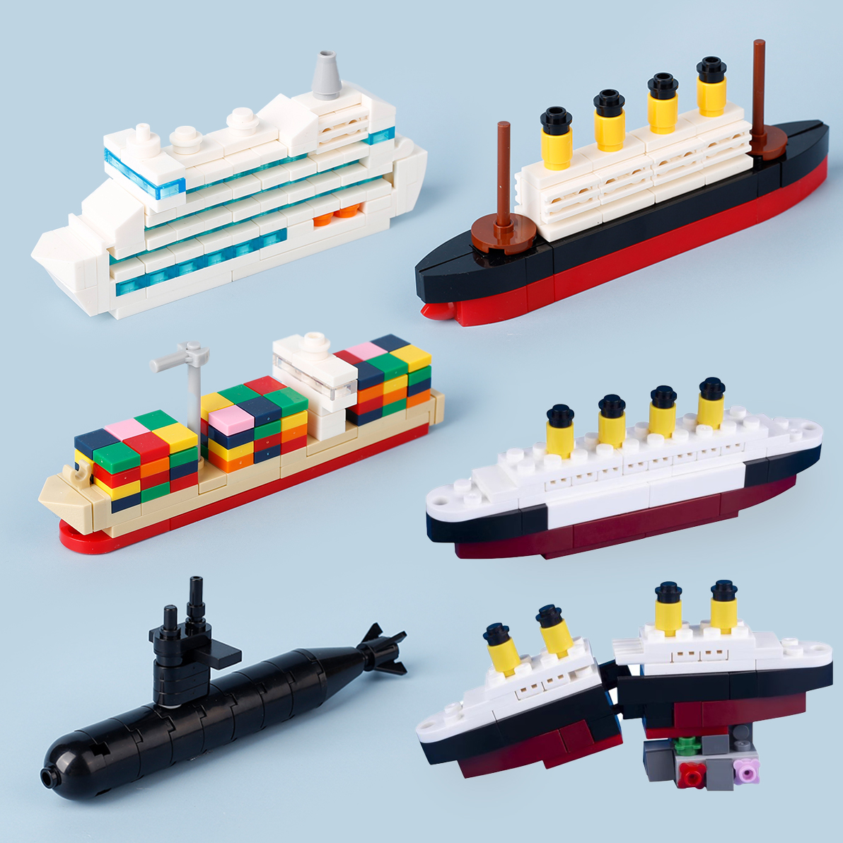 Science Olympiad - MOC Titanic Ship Model Building Blocks