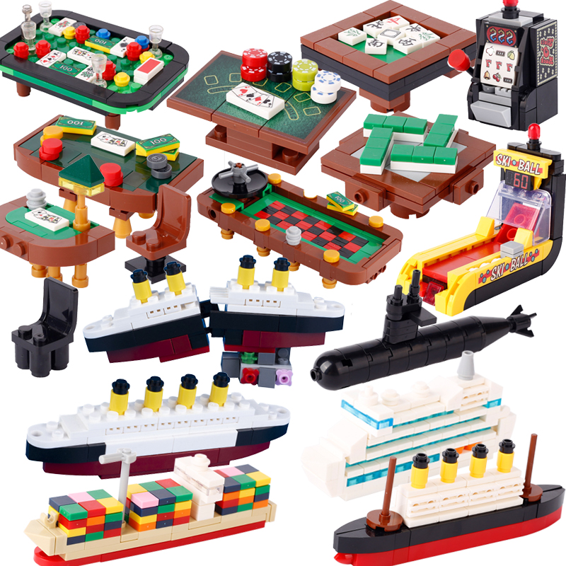 Science Olympiad - MOC Scene Accessories Building Blocks Mahjong