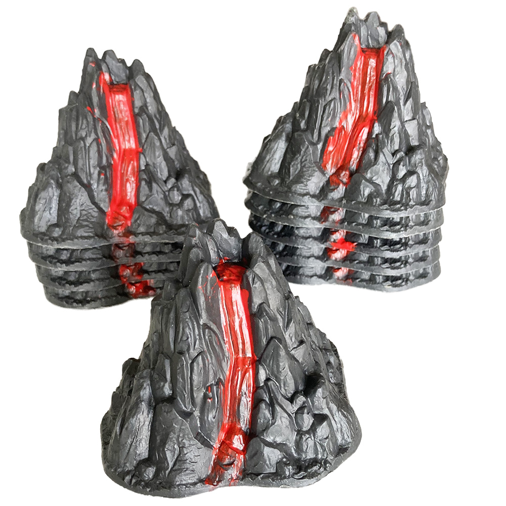Volcano Kit Eruption - 10 pcs Dinos Birthday Cake Topper