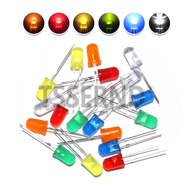 Science Hobby Kit - 5mm Diffused LED Diode Kit Lamp