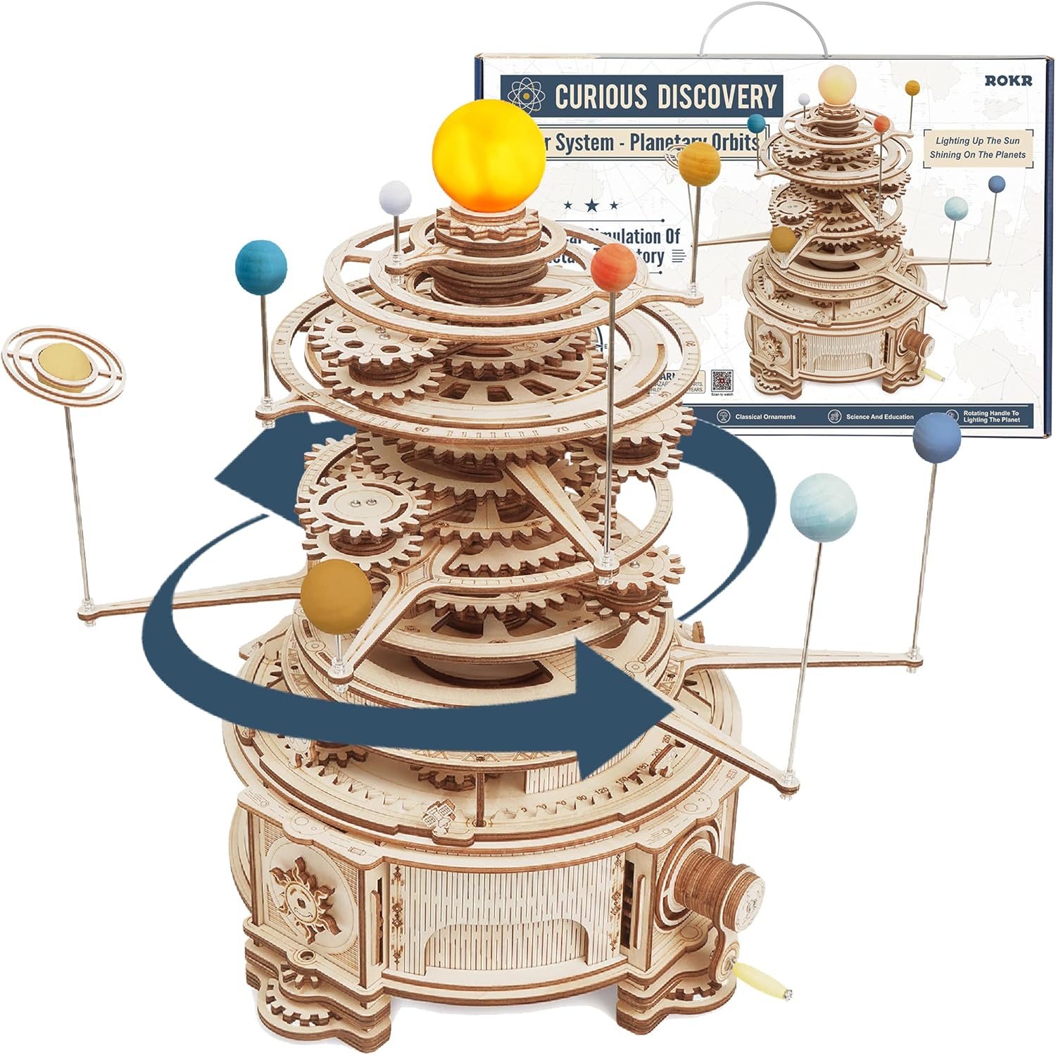 3D Wooden Puzzles for Adults-O - Solar System Orrery 리뷰 및 가격
