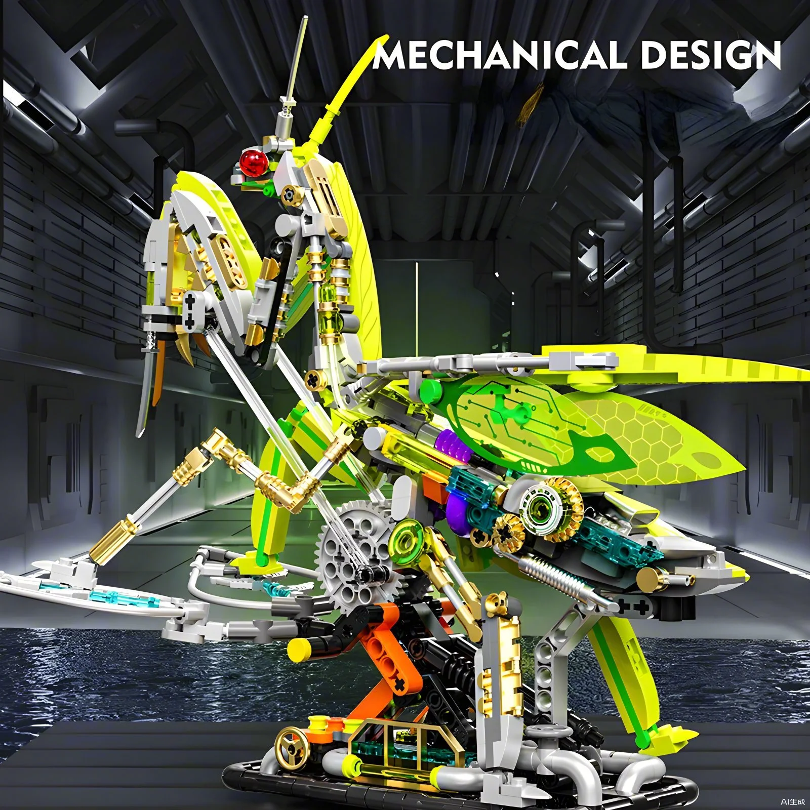 DIY Mantis building blocks sem - Science Toys Diy 리뷰 및 가격