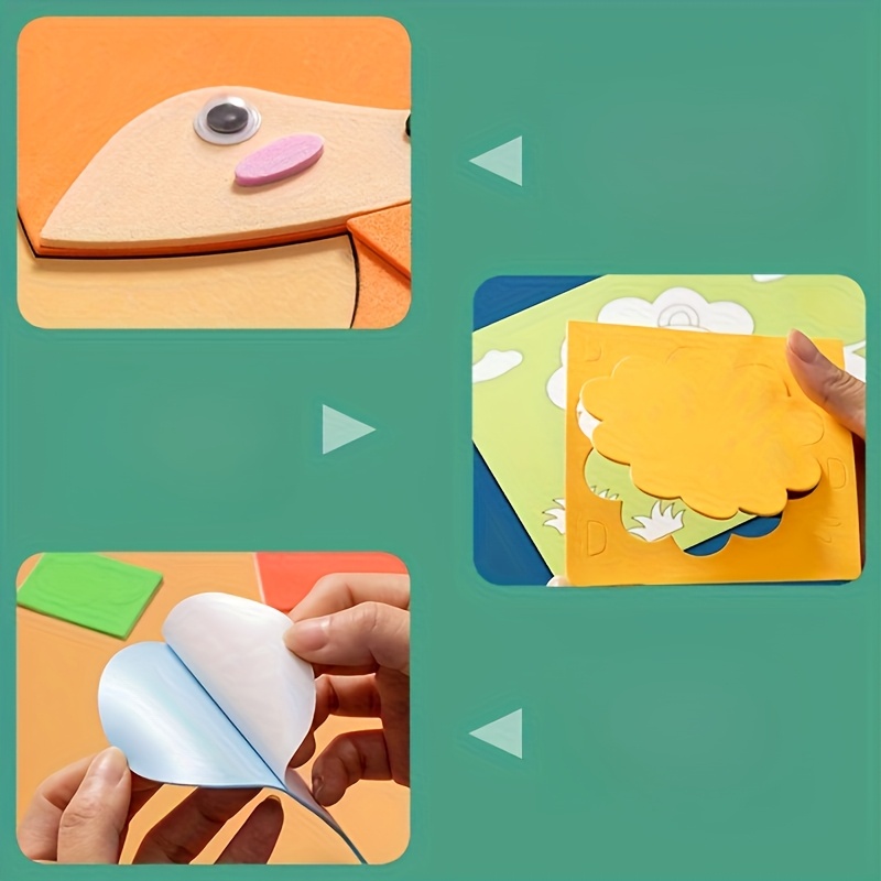Children's 3D Stickers, 10 Ran - Science Toys Diy 리뷰 및 가격