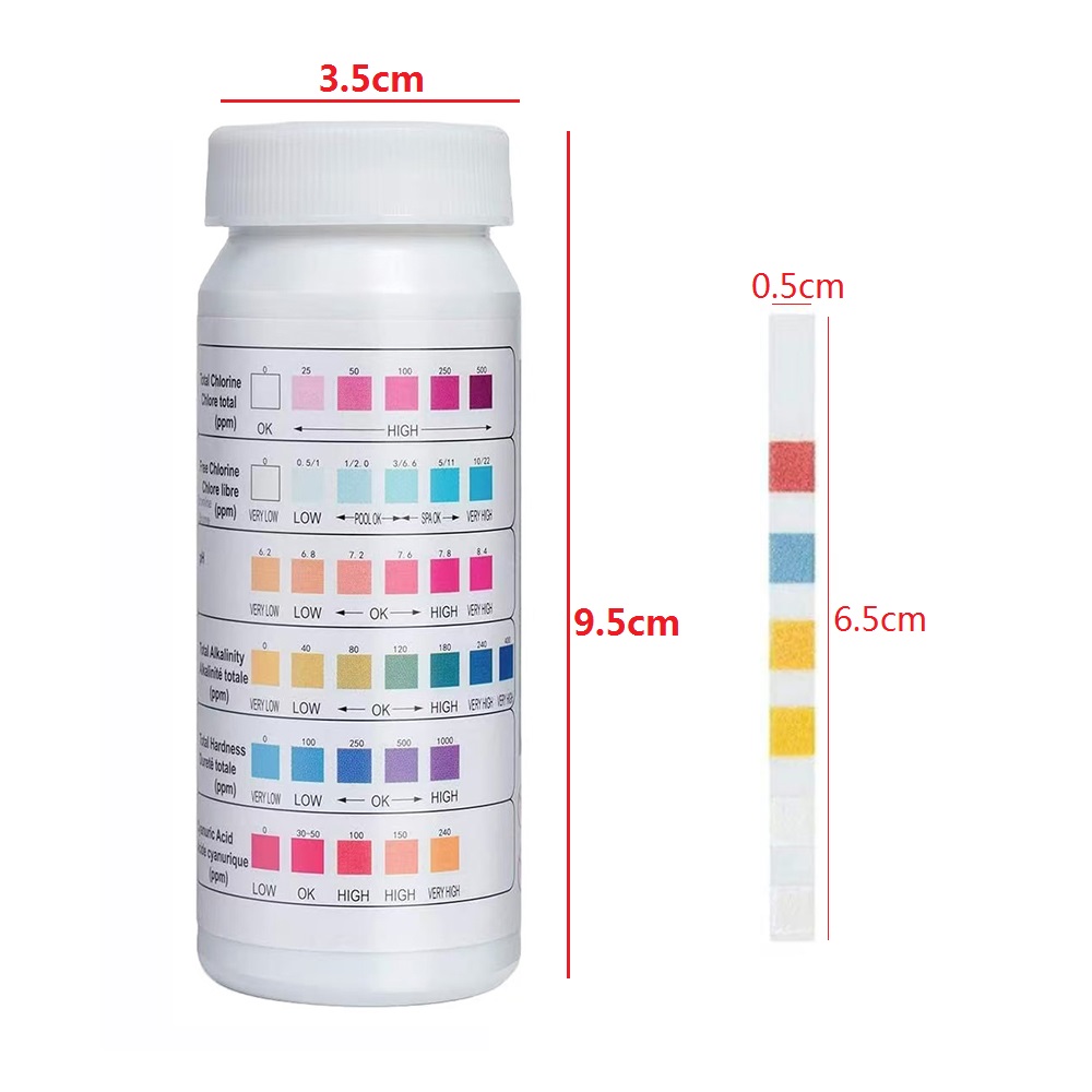 50pcs/Bottle Multipurpose 6 in - Ph Strip Test 리뷰 및 가격
