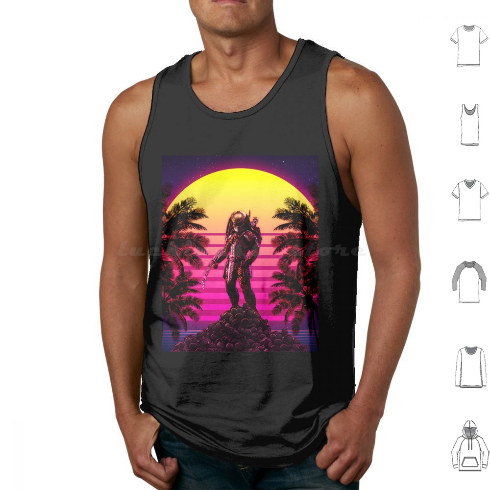 Retro Image Tank Tops Vest Sle - Science Hunter 리뷰 및 가격