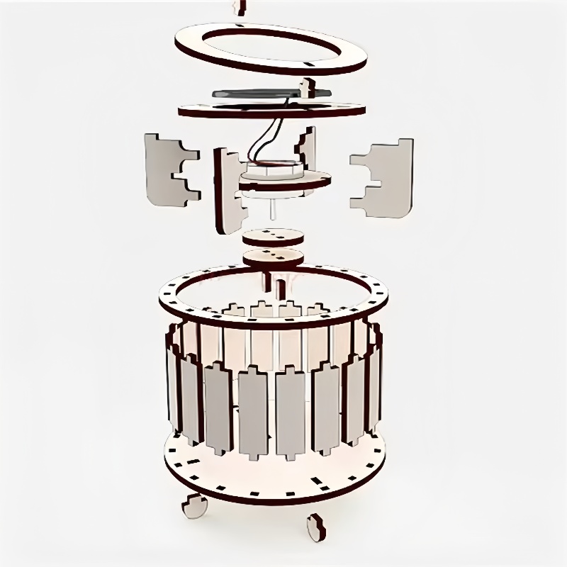 1 PCS DIY Solar Double Ring Ma - Science Toys Diy 리뷰 및 가격
