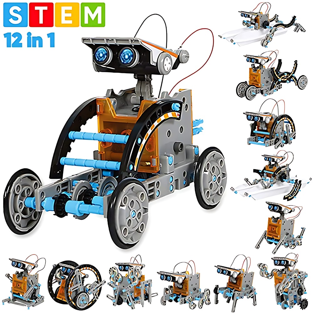Solar Robot Building Blocks 12 - Science Toys Diy 리뷰 및 가격