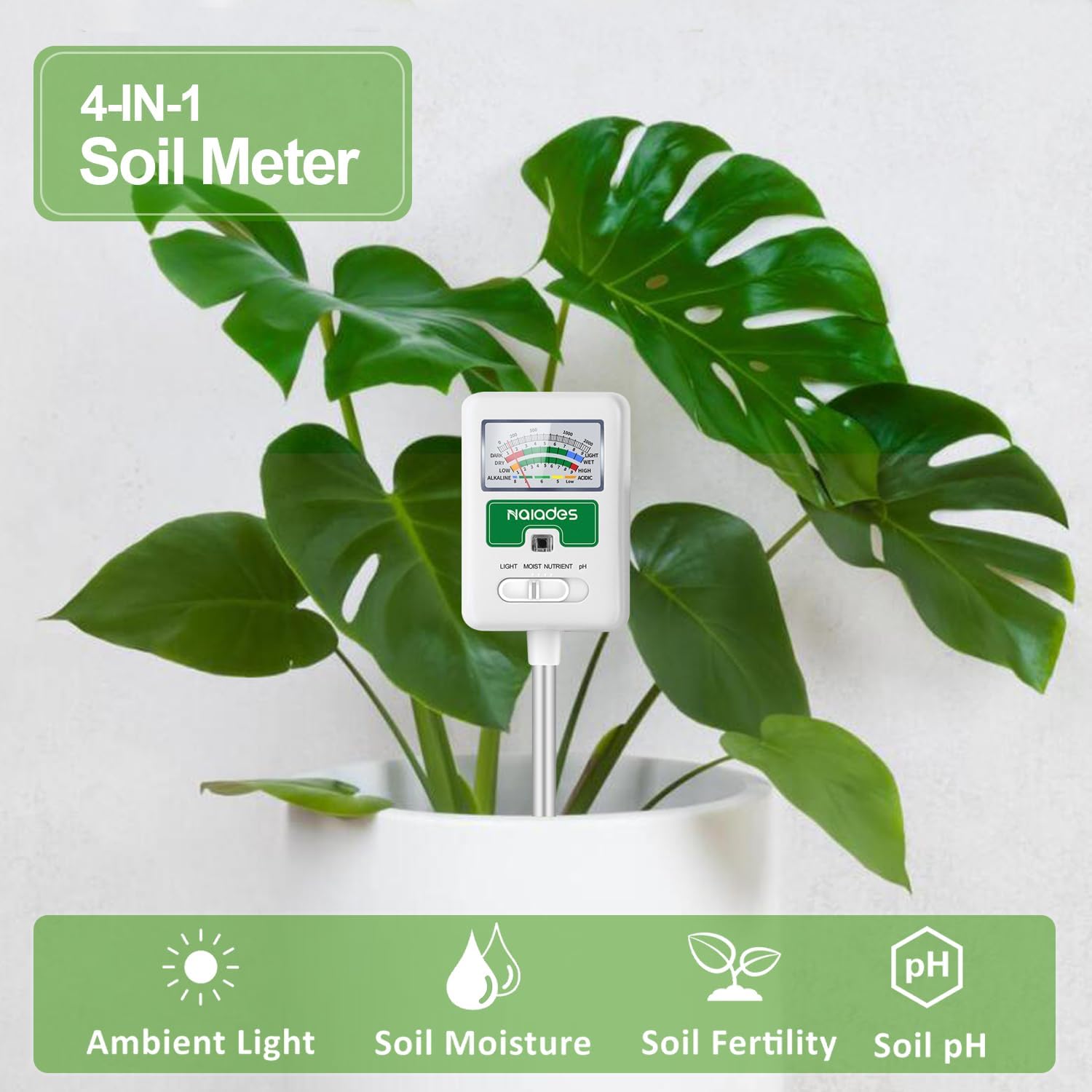 Soil Moisture Meter for Plants - Water Testing Kit 리뷰 및 가격