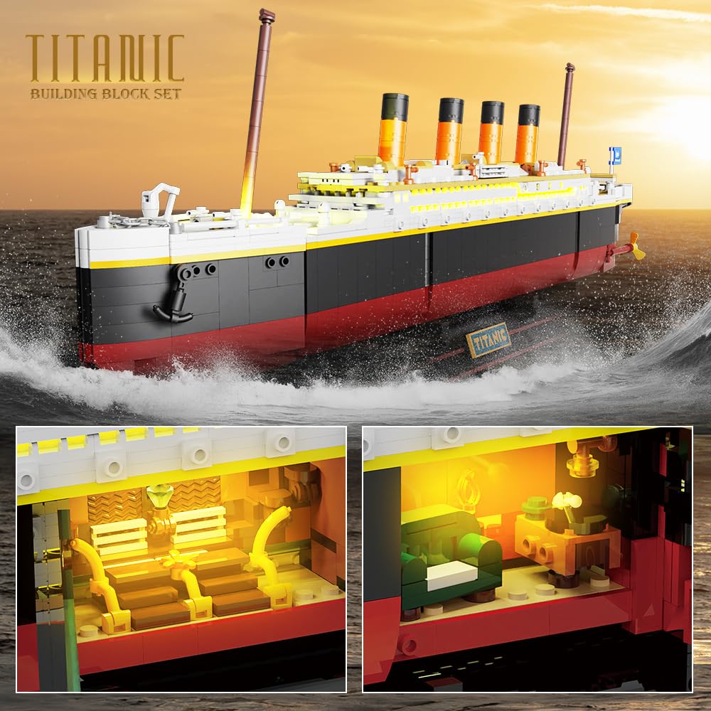Titanic Building Set with LED- - Science Olympiad 리뷰 및 가격
