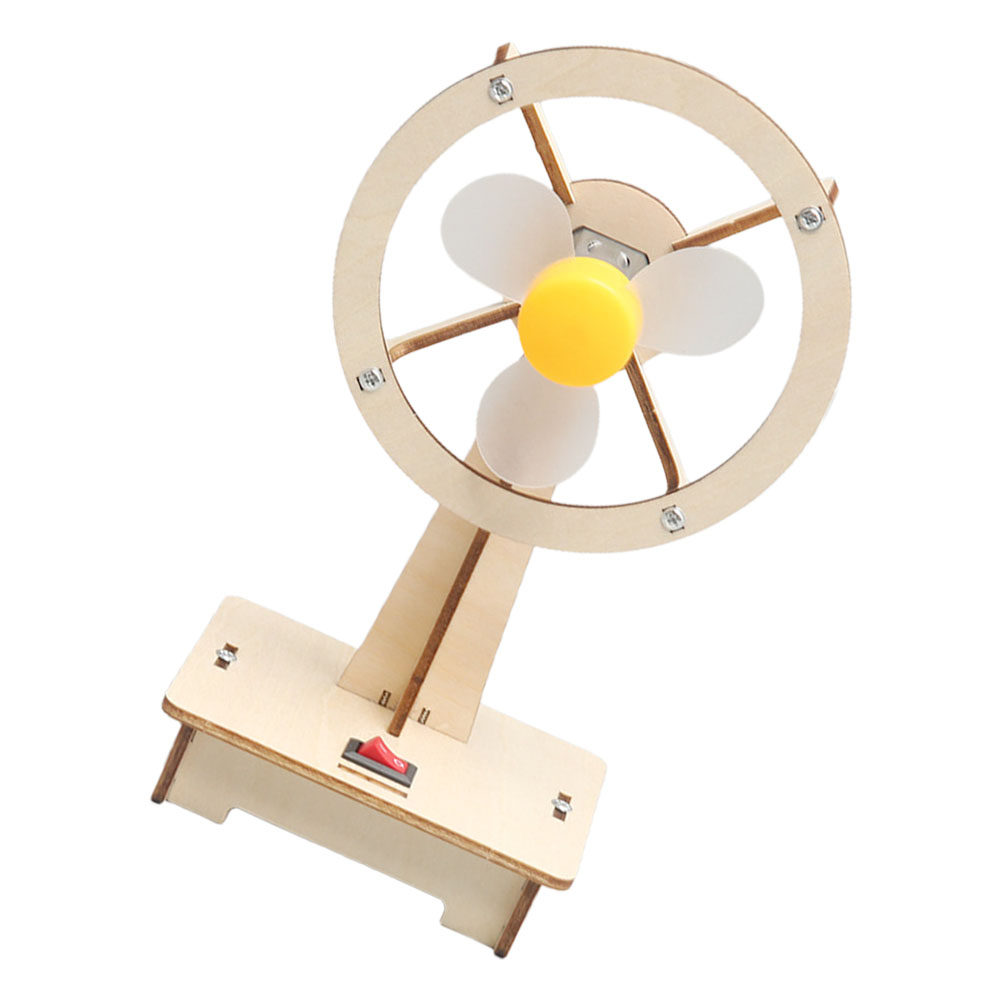 1Set Wooden Fan DIY Assembly M - Science Toys Diy 리뷰 및 가격