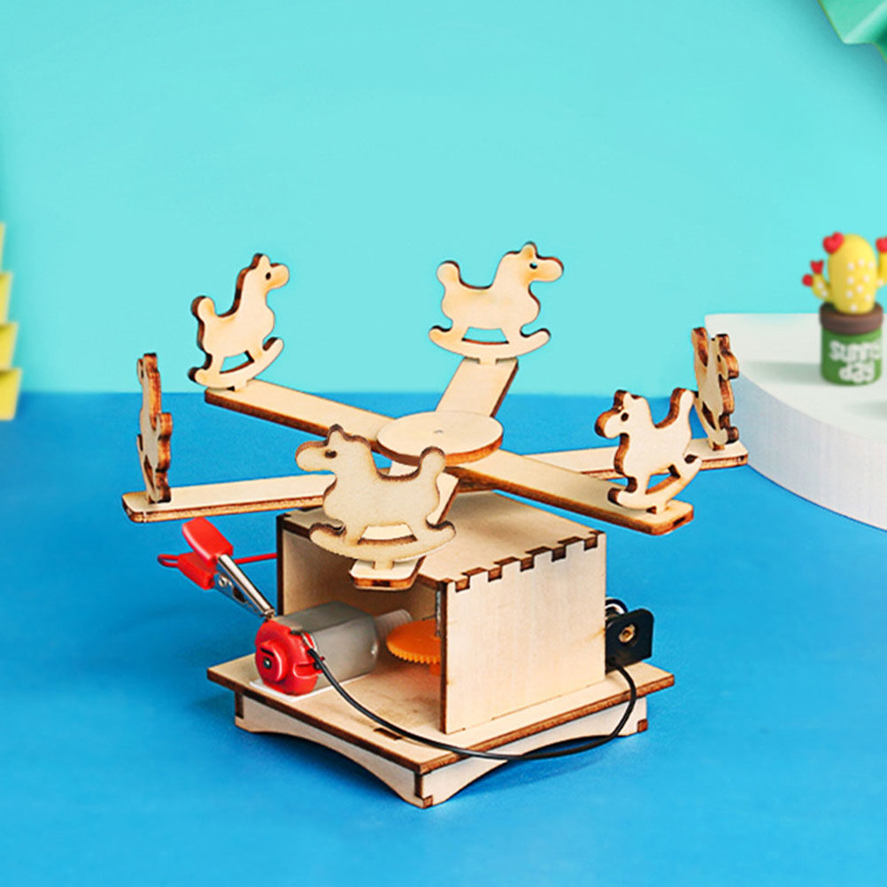 DIY Wooden Merry-Go-Round Asse - Science Project Kit 리뷰 및 가격
