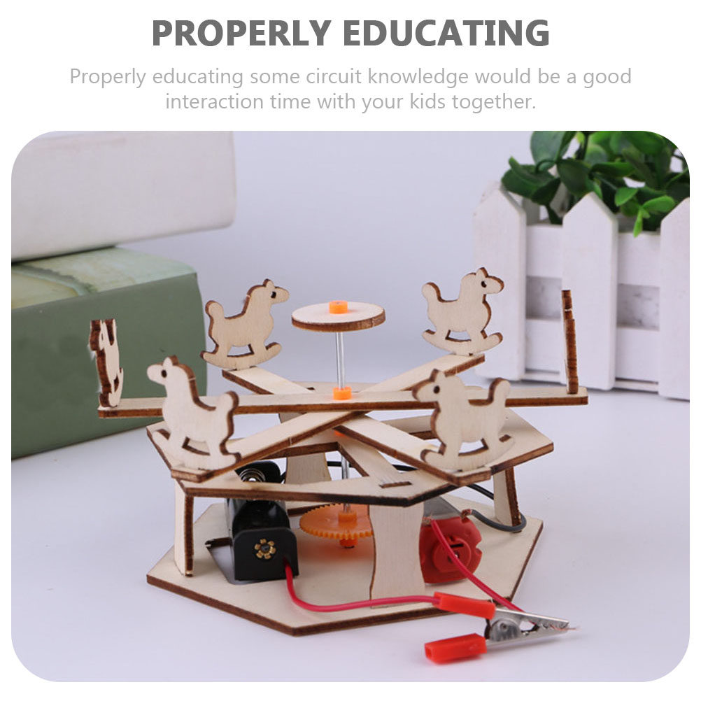 DIY Wooden Merry-Go-Round Asse - Science Project Kit 리뷰 및 가격