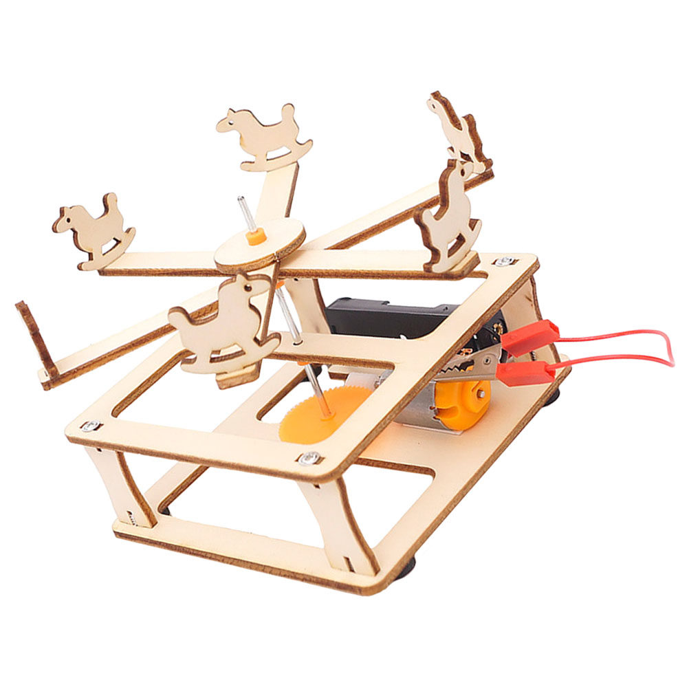 DIY Wooden Merry-Go-Round Asse - Science Project Kit 리뷰 및 가격