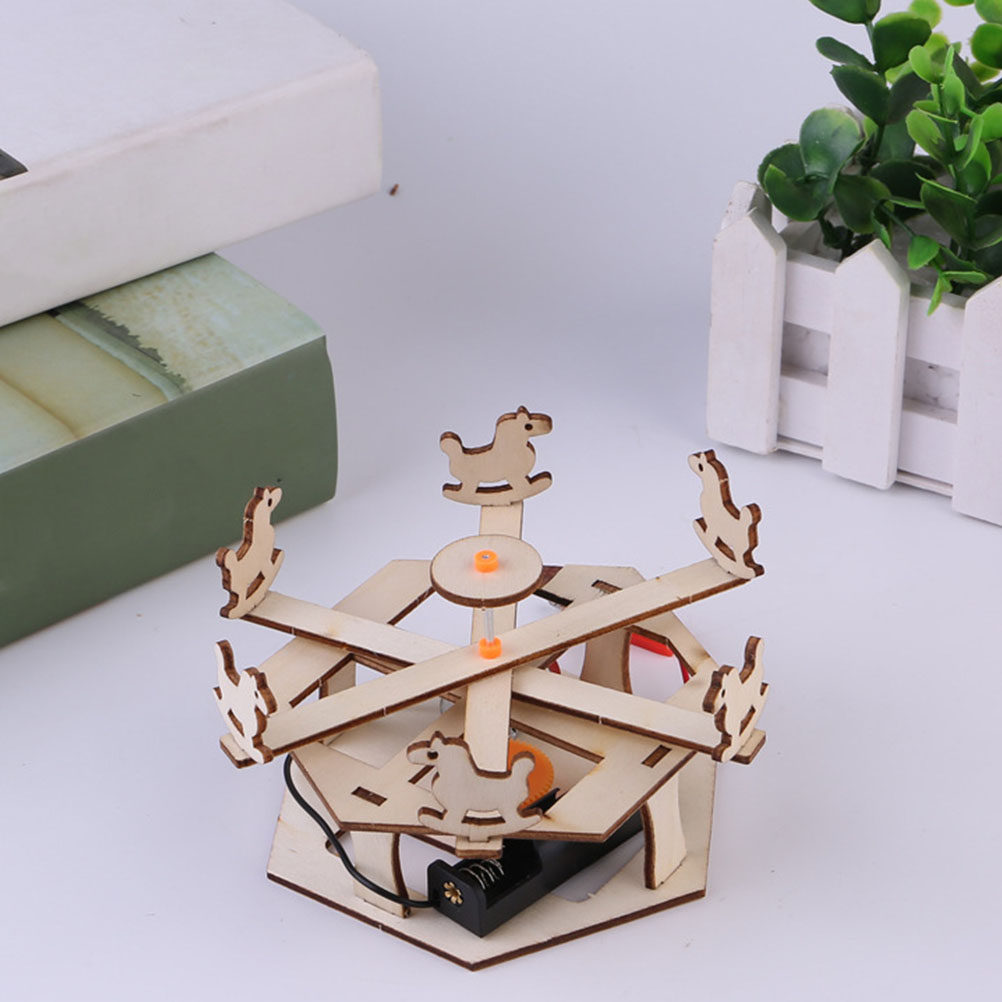 DIY Wooden Merry-Go-Round Asse - Science Project Kit 리뷰 및 가격