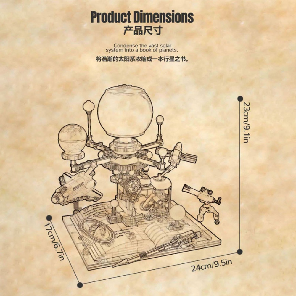 672PCS STEM Building Blocks So - Solar System Orrery 리뷰 및 가격