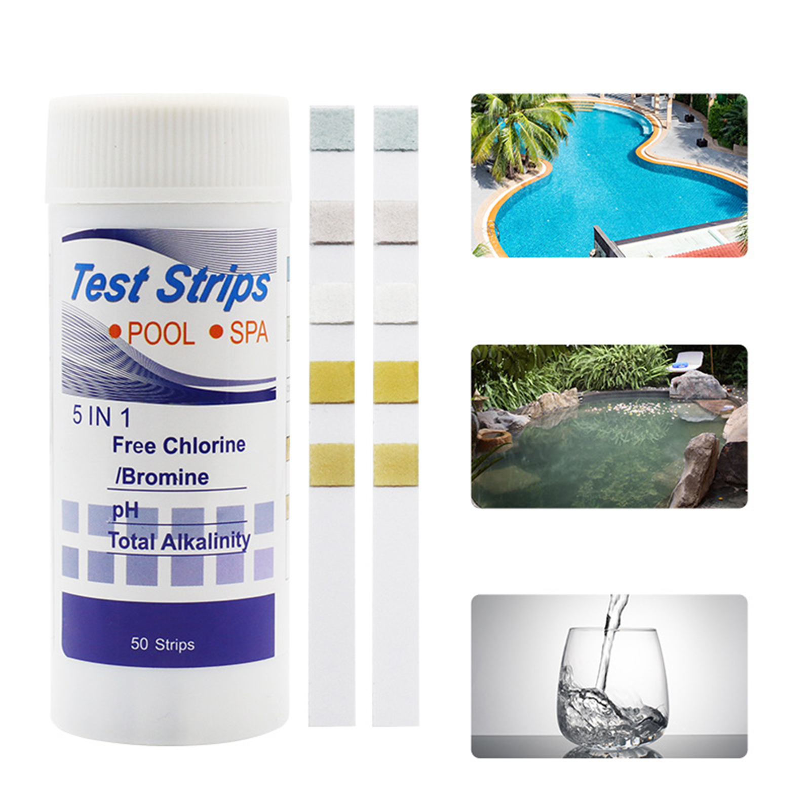 50pcs Multipurpose Chlorine PH - Ph Strip Test 리뷰 및 가격