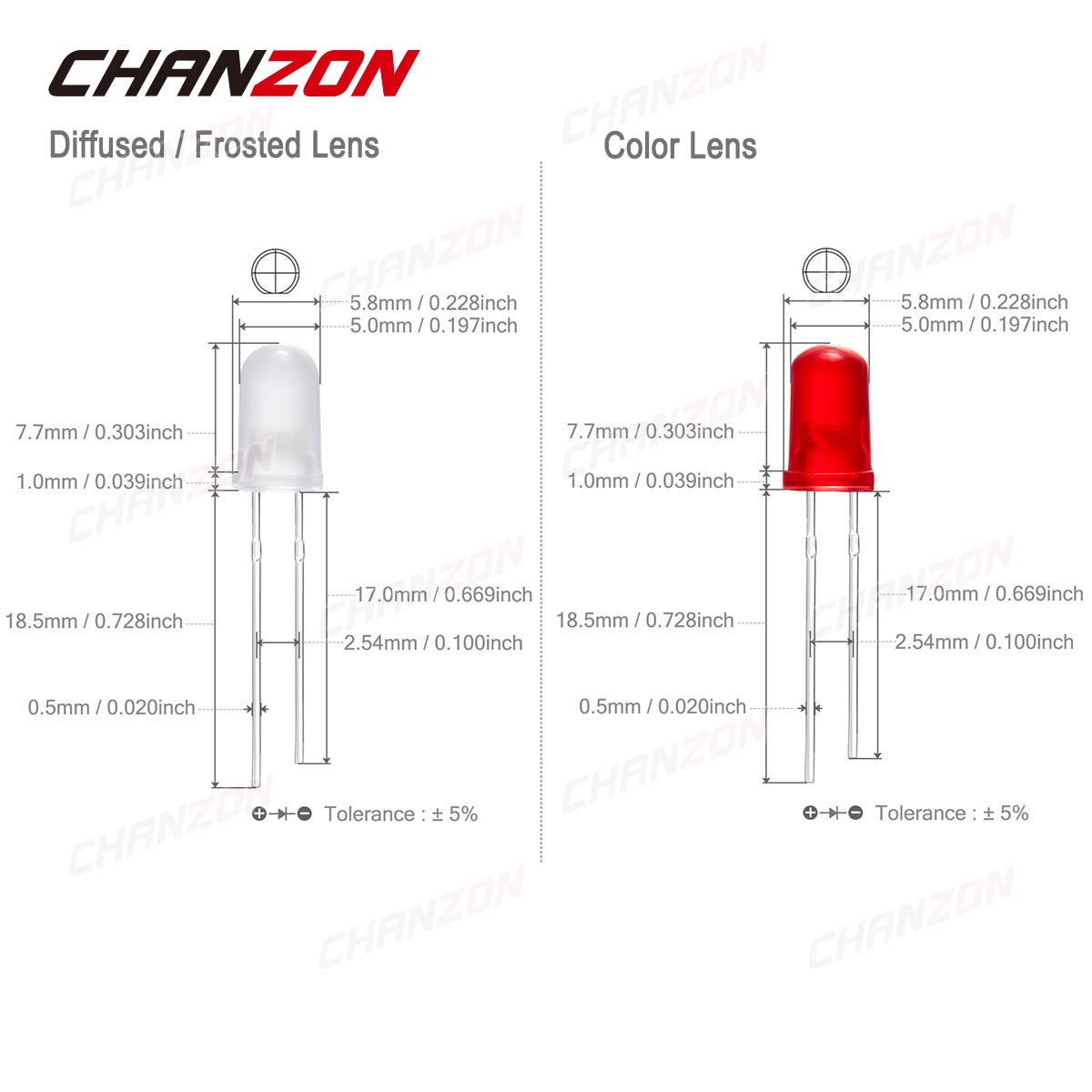 5mm Diffused LED Diode Kit Lam - Science Hobby Kit 리뷰 및 가격