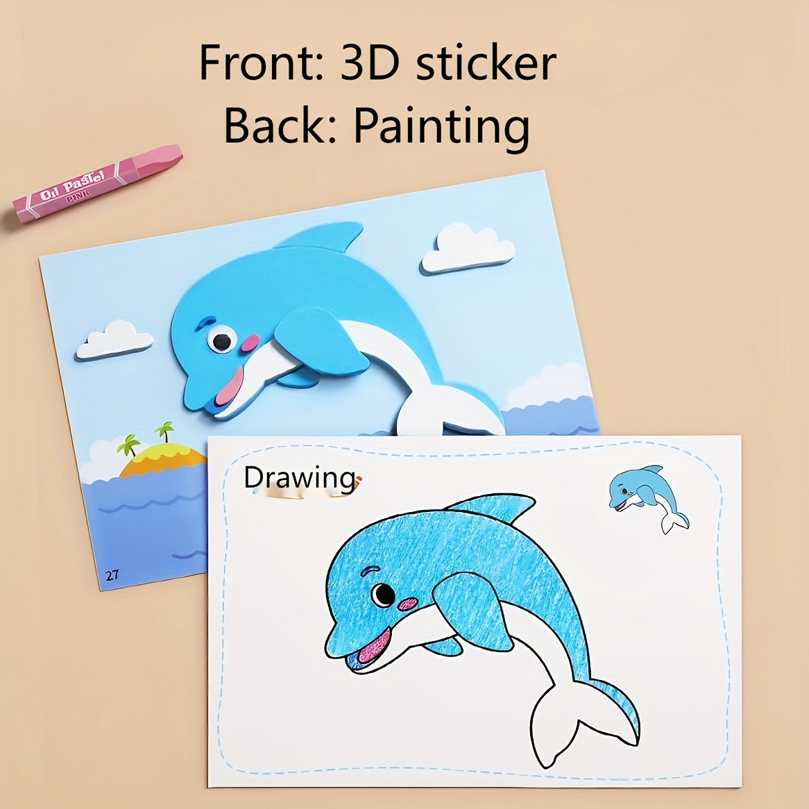 3D Stickers for Kids, Disposab - Science Toys Diy 리뷰 및 가격