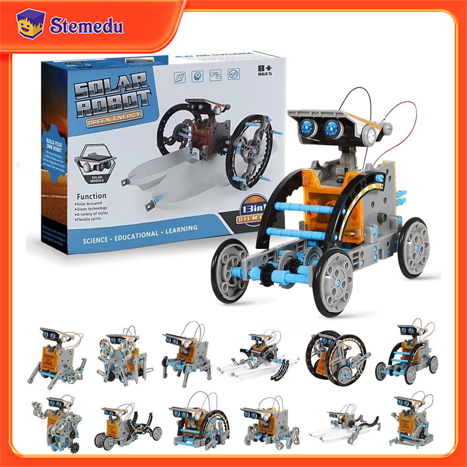 13 in 1 Solar Powered Robot Sc - Science Toys Diy 리뷰 및 가격