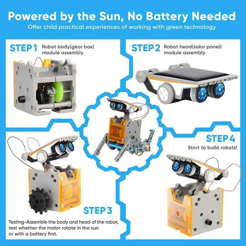 13 in 1 Solar Powered Robot Sc - Science Toys Diy 리뷰 및 가격